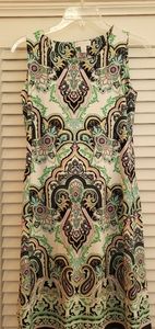 Multi colored knit dress